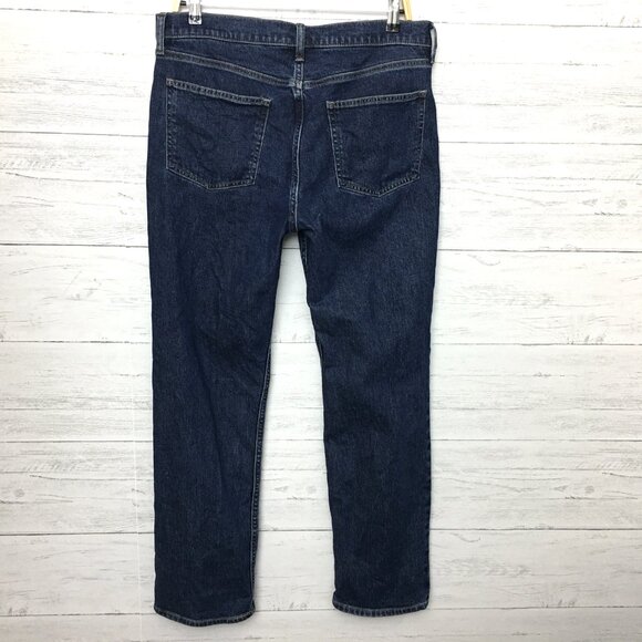 Gap Women's Jeans 90's Straight Leg High Rise Stretch size 12 length 30" - Picture 2 of 8
